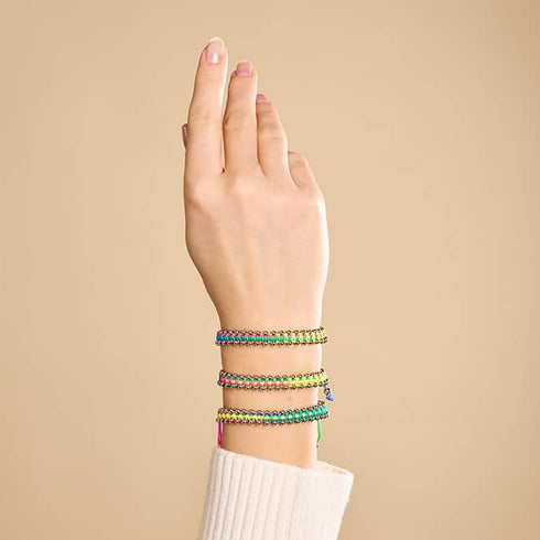 Silber x Spectrum | Freundschafts-DOT-Armband